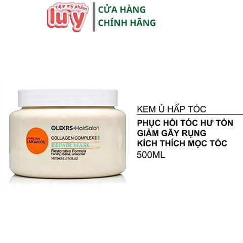 Kem Hấp Ủ Tóc OLEXRS Collagen 500ml [Cty - Full VAT]