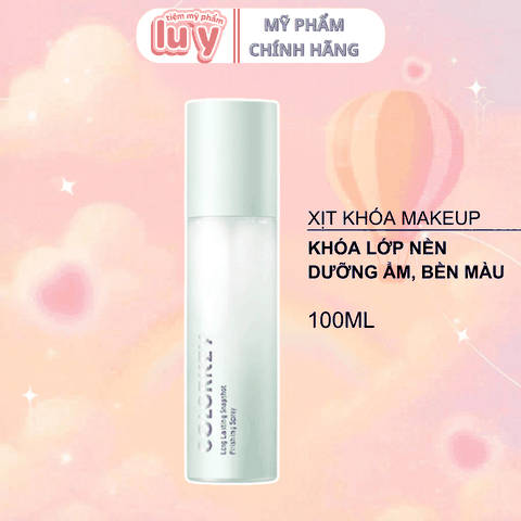Xịt Khoá Makeup Colorkey Long Lasting Snapshot Finishing Spray 100ml Xanh Da Nhạy Cảm