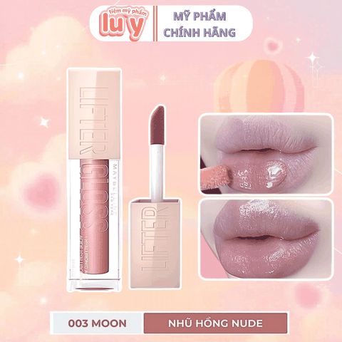 Son Bóng Maybelline Lifter Gloss 4.5ML #003 Moon - Nhũ Hồng Nude