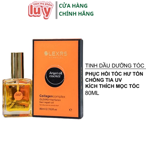 Tinh Dầu Dưỡng Tóc OLEXRS Hair Salon Argan Oil 80ml [Cty - Full VAT]
