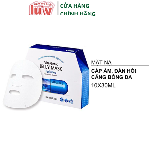Hộp 10 Mặt Nạ Banobagi Vita Genic Xanh Dương Cấp Ẩm