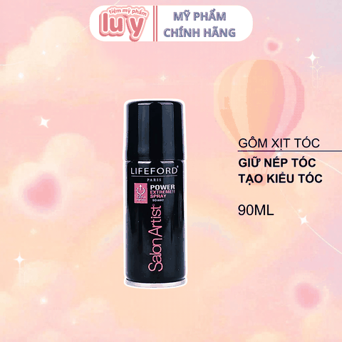 Keo Xịt Tóc Lifeford Paris Salon Artist Power Extreme Spray 90ml