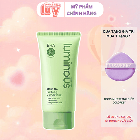 Sữa Rửa Mặt Colorkey Luminous Trà Xanh 100G