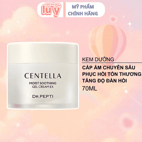 Kem Dưỡng Dr Pepti Chiết Xuất Rau Má Dưỡng Ẩm Và Dịu Da 70ml