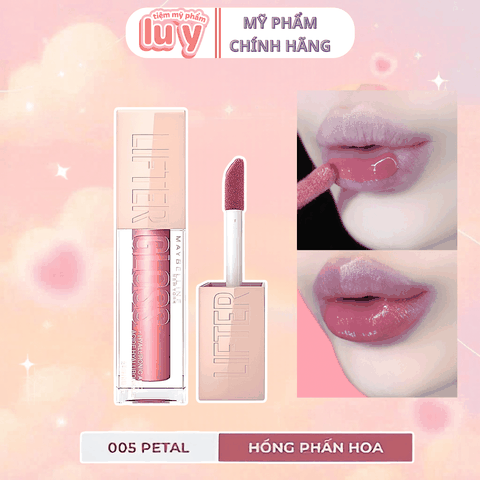Son Bóng Maybelline Lifter Gloss 4.5ML # 005 Petal - Hồng Phấn Hoa