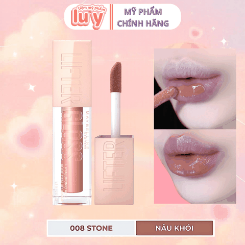 Son Bóng Maybelline Lifter Gloss 4.5ML #008 Stone - Nâu Khói
