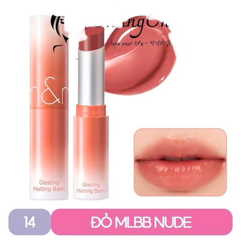 Son Romand Glasting Melting Balm #14 Dear Apple - Đỏ MLBB Nude