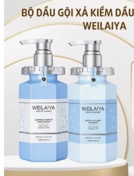 Cặp Dầu Gội Xả Nấm Truffle Weilaiya  Giảm Dầu Thừa, Phục Hồi Giúp Phồng Tóc 450ML