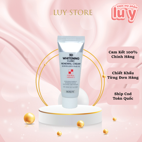 Kem Dưỡng trị nám Melasma-x 3D Whitening Clinic Renewal Cream 20ml