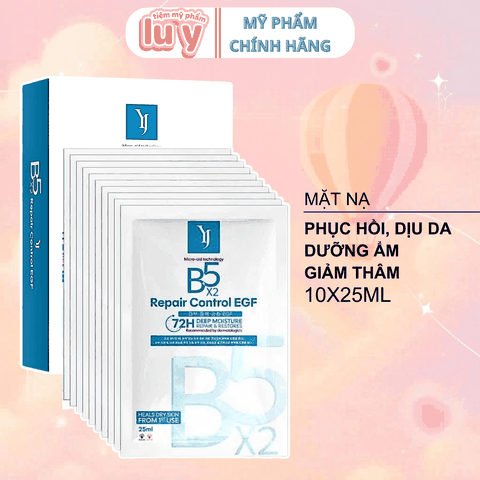 Hộp 10 Mặt Nạ B5 Ỵuejin Cấp Ẩm Phục Hồi