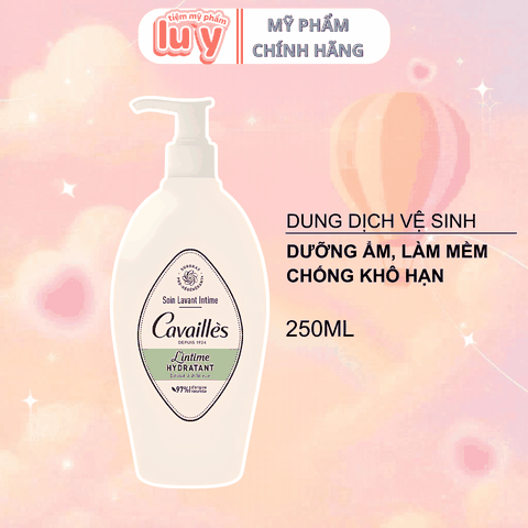 Dung Dịch Vệ Sinh Phụ Nữ Cavailles Xanh Lá Cấp Ẩm Chuyên Sâu 250ml