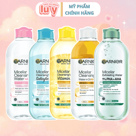Nước Tẩy Trang Garnier Micellar 400ml