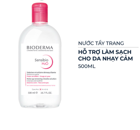 Nước Tẩy Trang Bioderma 500ml - Hồng Da Thường Nhạy Cảm [Hàng Công Ty + Full VAT]