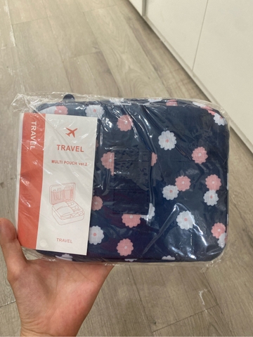 Túi đựng mỹ phẩm du lịch 2 ngăn
