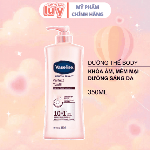 Sữa Dưỡng Thể Vaseline Gluta 10in1 Dưỡng Ẩm 350ml