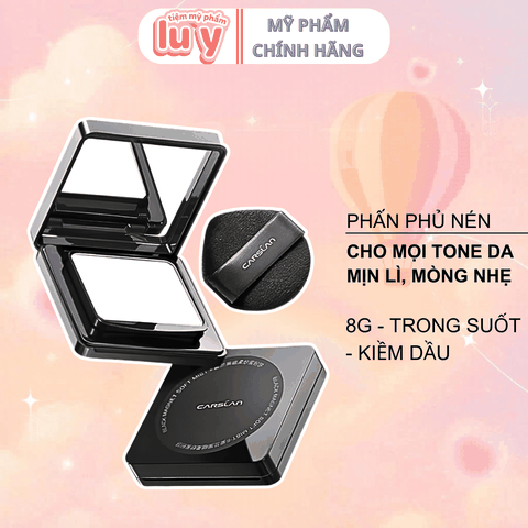 Phấn Phủ Dạng Nén Carslan 8G - Trong Suốt Bản Kiềm Dầu