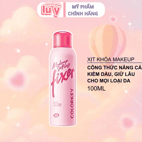 Xịt Khóa Nền Colorkey Fixx Siêu Kiềm Dầu 24H -100ML