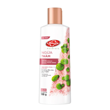 Sữa Tắm Detox Ngừa Thâm Lifebuoy Cica & Muối Hồng 100g [Hàng Cty - Free VAT]