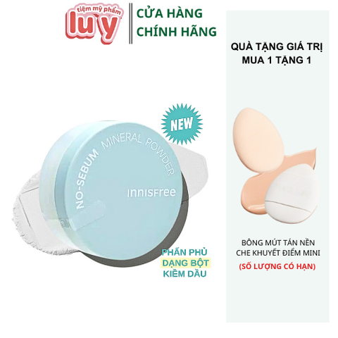 Phấn Phủ Bột Kiềm Dầu Innisfree NoSebum Mineral Powder 5g