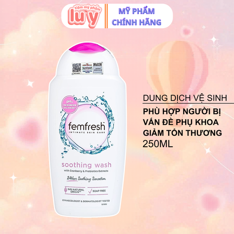Dung Dịch Vệ Sinh FEMFRESH - 250ML Hồng Khử Mùi