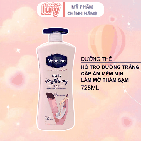 Sữa Dưỡng Thể Vaseline Healthy Bright Daily Brightening 725ml