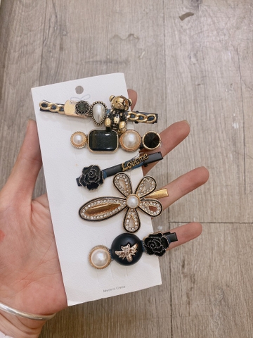 Kẹp tóc nơ nhung loại đẹp  : lẻ 1 chiếc