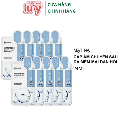 Hộp 10 Mặt nạ Mediheal Essential Xanh Dương Cấp Ẩm