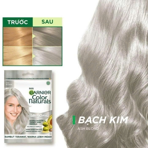 Nhuộm Tóc Garnier 30g #Ash Blond - Bạch Kim