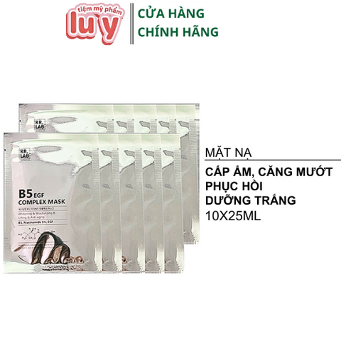 Combo 10 Miếng Mặt Nạ B5 KrLab Cấp Ẩm Phục Hồi [Hàng Công Ty + Full VAT]