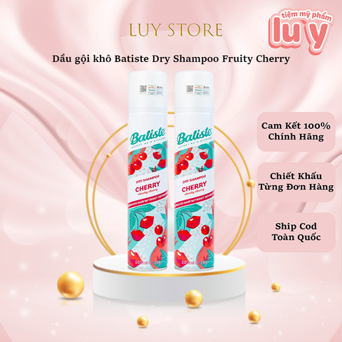 Dầu Gội Khô Batiste 200ML - Cherry