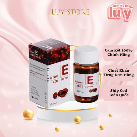Viên uống Vitamin E Nga 400g -30 viên