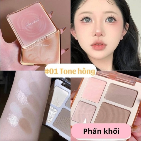 Phấn Bắt Sáng Và Tạo Khối Judydoll 9g #01 Tone Hồng