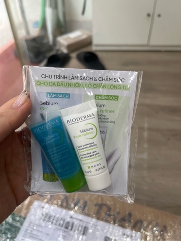 Sét Dưỡng Da Bioderma Da Dầu 2 Món [Cty - Full VAT]