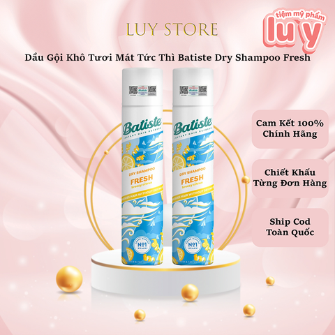 Dầu Gội Khô Batiste 200ML - Fresh