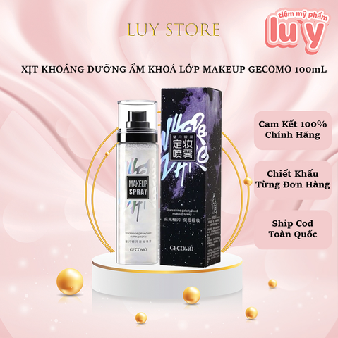 Xịt KhoáNG DƯỠNG ẨM KHOÁ LỚP MAKEUP GECOMO 100mL