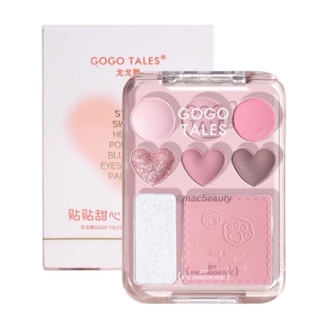 Bảng Phấn Mắt Má 8 Ô Gogo Tales Stick Sweet [Cty - Full VAT]
