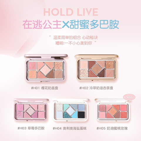 Bảng Phấn Mắt 9 Ô Hold Live