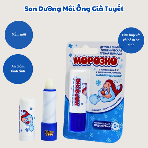 Son dưỡng môi Ông già tuyết của Nga