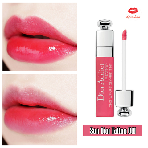 Son Dior Tattoo 661 Natural Red - Đỏ Cherry