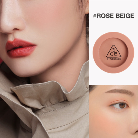 Phấn Má Hồng 3CE Face Blush #Rose Beige [Cty - Full VAT]