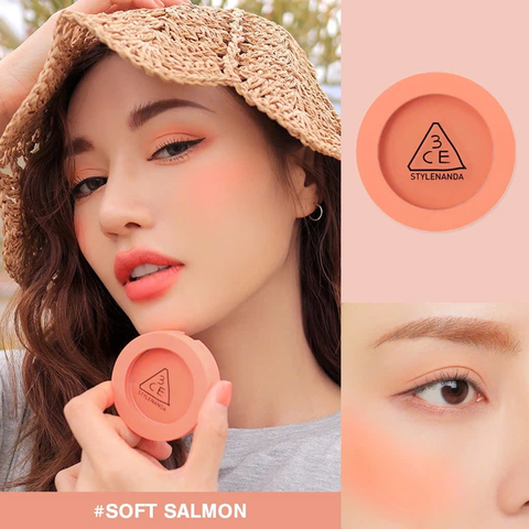 Phấn Má Hồng 3CE Face Blush #Soft Salmon [Cty - Full VAT]