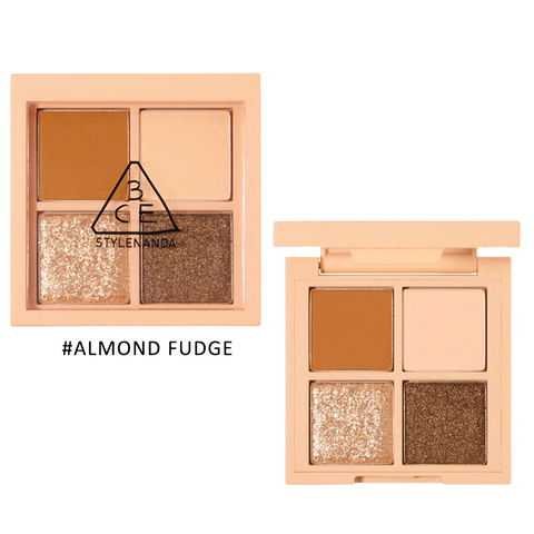 Bảng Phấn Mắt 4 Ô 3CE #Almond Fudge [Cty - Full VAT]