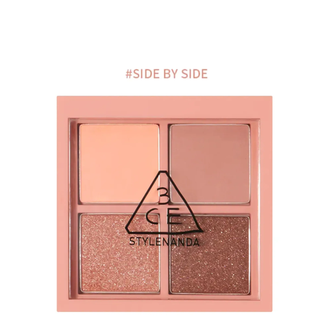 Bảng Phấn Mắt 4 Ô 3CE #Side By Side [Cty - Full VAT]
