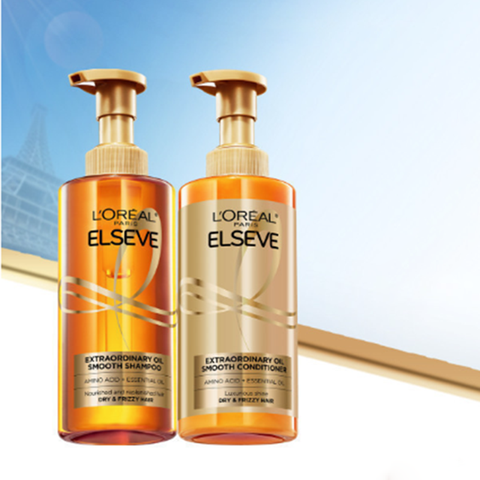 Bộ Gội Xả LOreal Dưỡng Tóc Suôn Mượt Tóc Cao Cấp 440mlx2 [Hàng Công Ty + Full VAT]