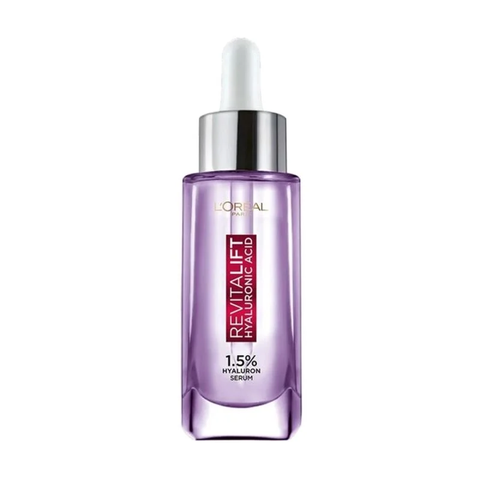 Serum LOreal Tím Hyaluronic Acid Cấp Ẩm Sáng Da 30ml [Hàng Công Ty + Full VAT]