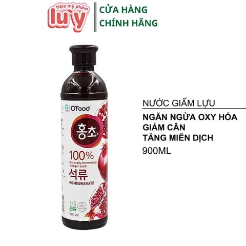 Nước Uống Giấm Vị Lựu Daesang (900ml) [Cty - Full VAT]