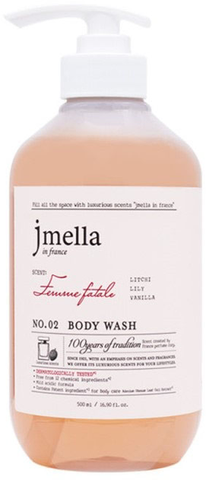 Sữa Tắm Jmella Dưỡng Ẩm Hương Nước Hoa No.02 500ml [Cty - Full VAT]