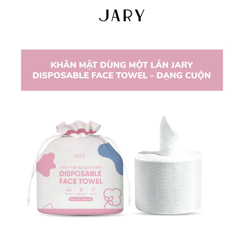 Khăn Lau Mặt Dùng 1 Lần JARY DISPOSABLE FACE TOWEL - Dạng Cuộn [Cty - Full VAT]
