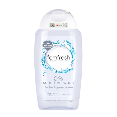 Dung Dịch Vệ Sinh FemFresh Xám 250ML - Dành Cho Da Nhạy Cảm [Cty - Free VAT]