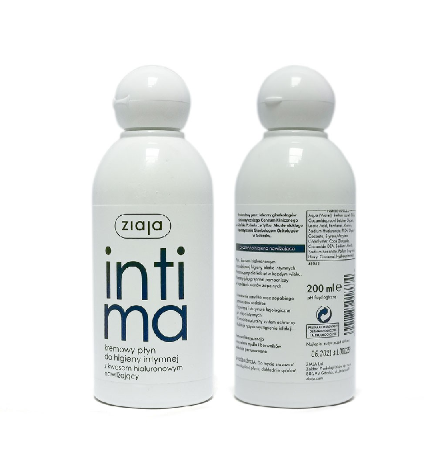 Dung Dịch Vệ Sinh Phụ Nữ Ziaja Intima 200ml - Xanh Đậm - Cấp Ẩm